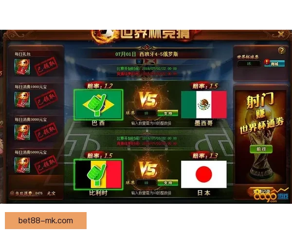 世界杯狂欢竞猜赢红包活动开启惊喜不断等你来挑战